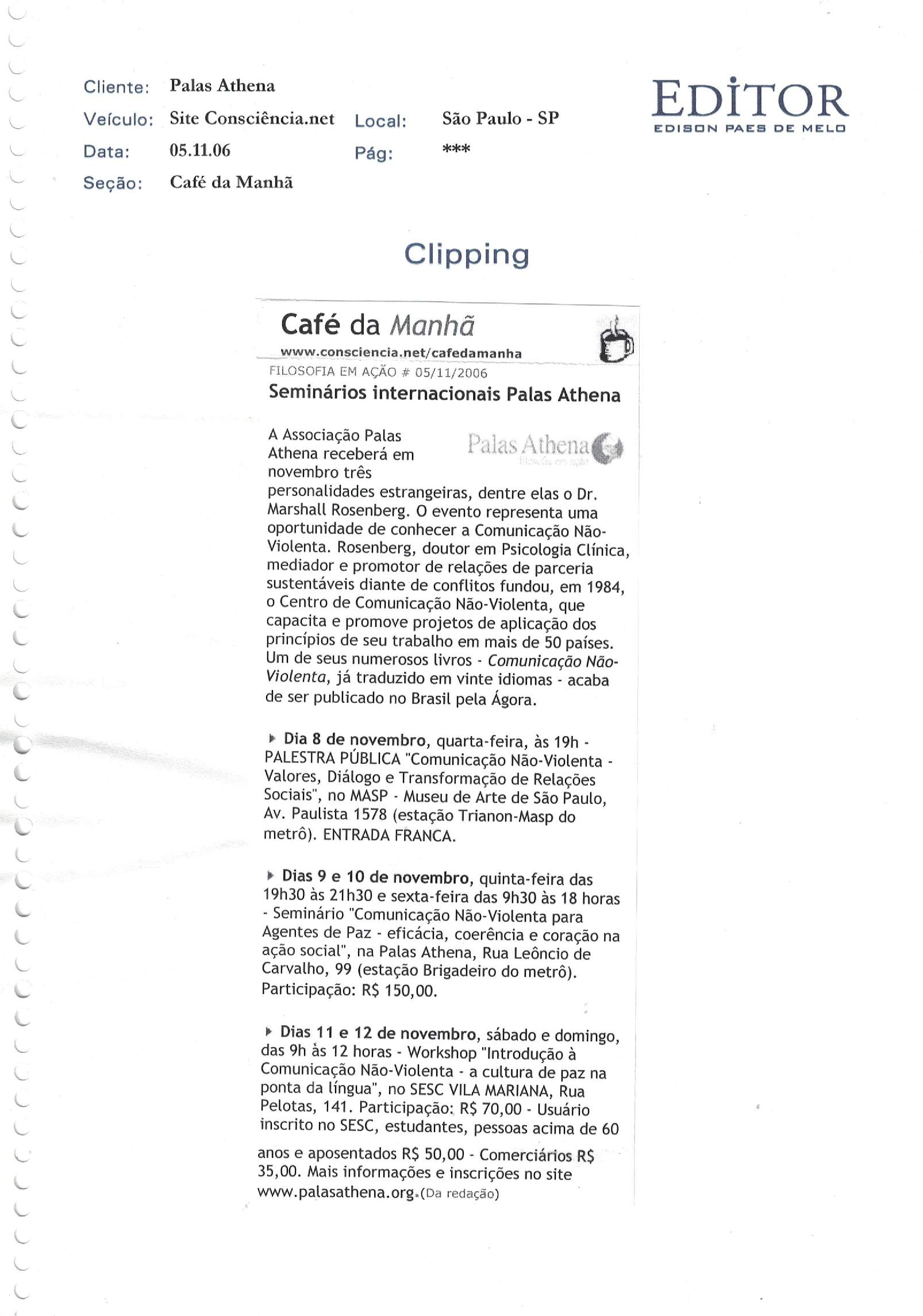 Marshall Rosenberg - Palas Athena