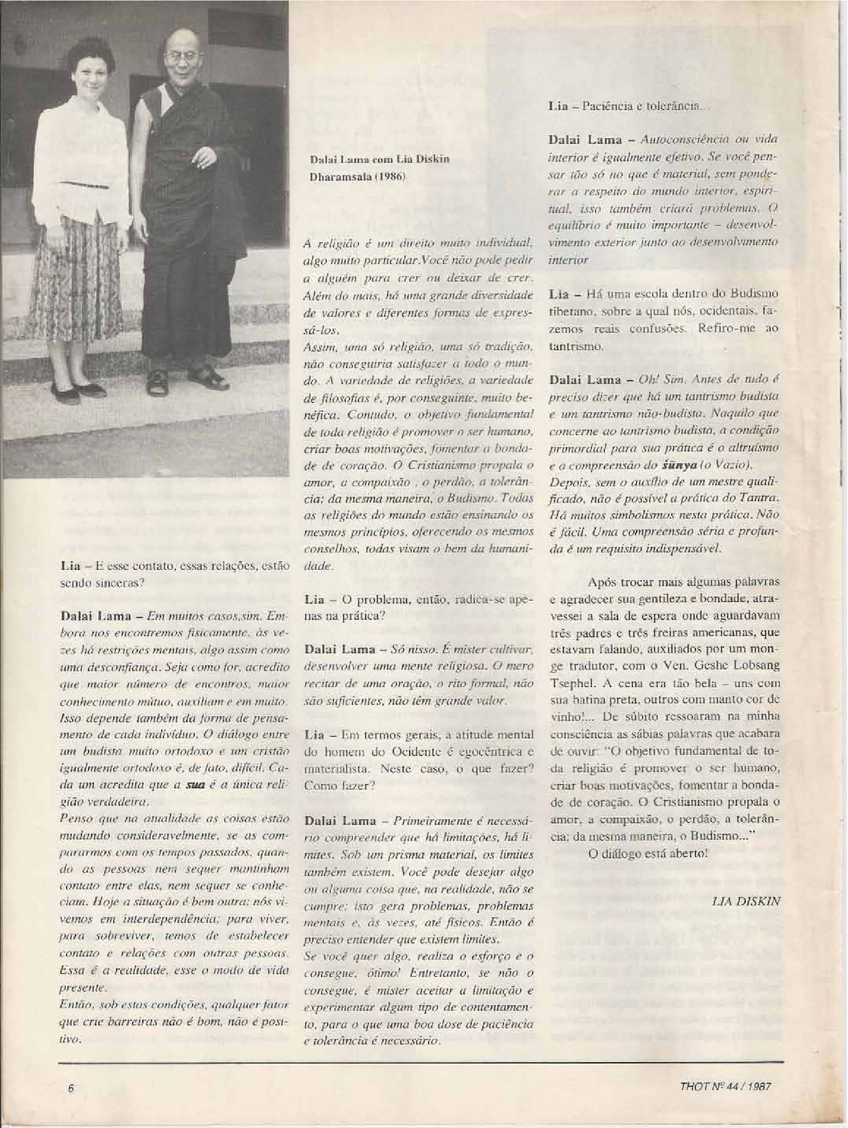 DOSSIÊ – SS DALAI LAMA